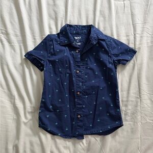 Carter's Navy Blue Kids Button Down Shirt 3T